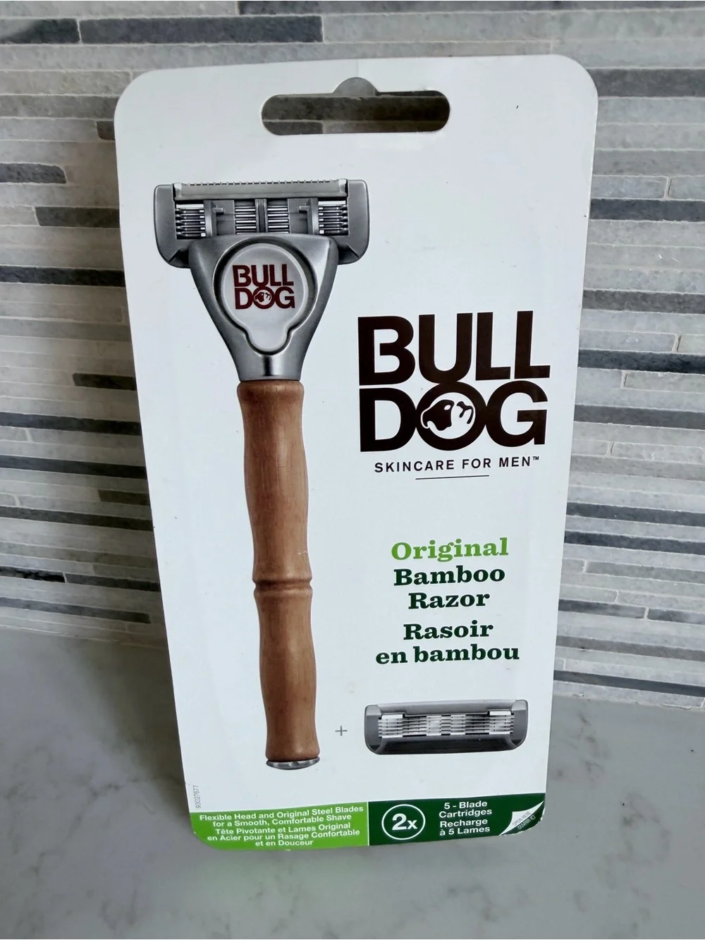 Original Bamboo Razor Kit with White Shave Gel & Moisturiser
